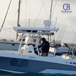 Our boat ready to start