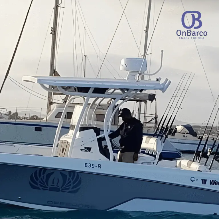 Our boat ready to start